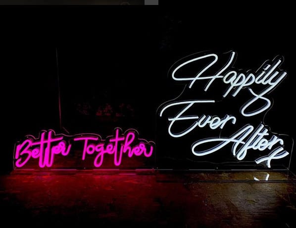 Light Up Your Wedding This Year With Cool Neon Signs! - Neonific