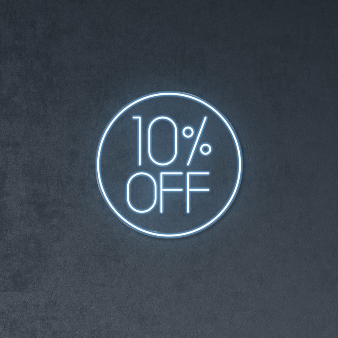 10% OFF - Neonific - LED Neon Signs - Light Blue - Indoors