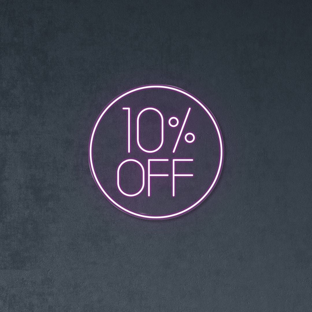 10% OFF - Neonific - LED Neon Signs - Purple - Indoors