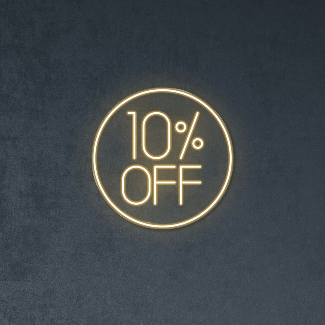 10% OFF - Neonific - LED Neon Signs - Warm White - Indoors