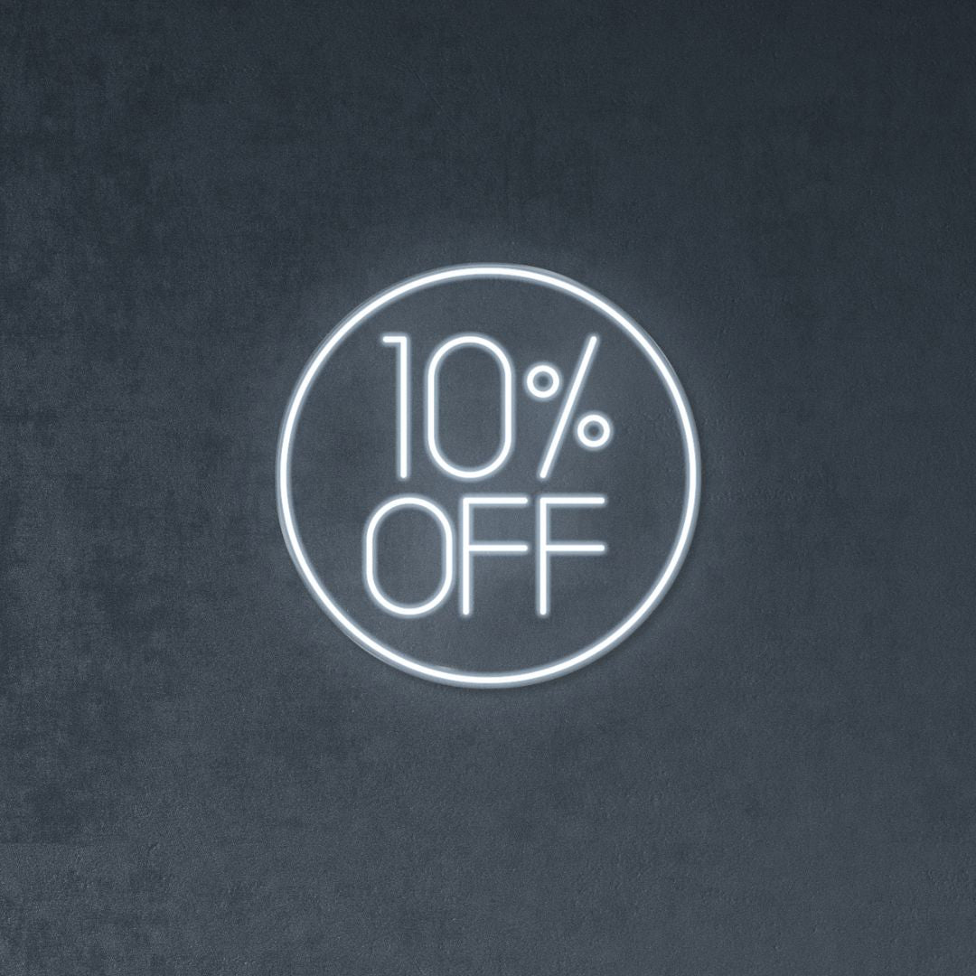 10% OFF - Neonific - LED Neon Signs - White - Indoors