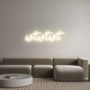 Custom LED Neon Sign: wtwtwt