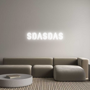 Custom LED Neon Sign: sdasdas