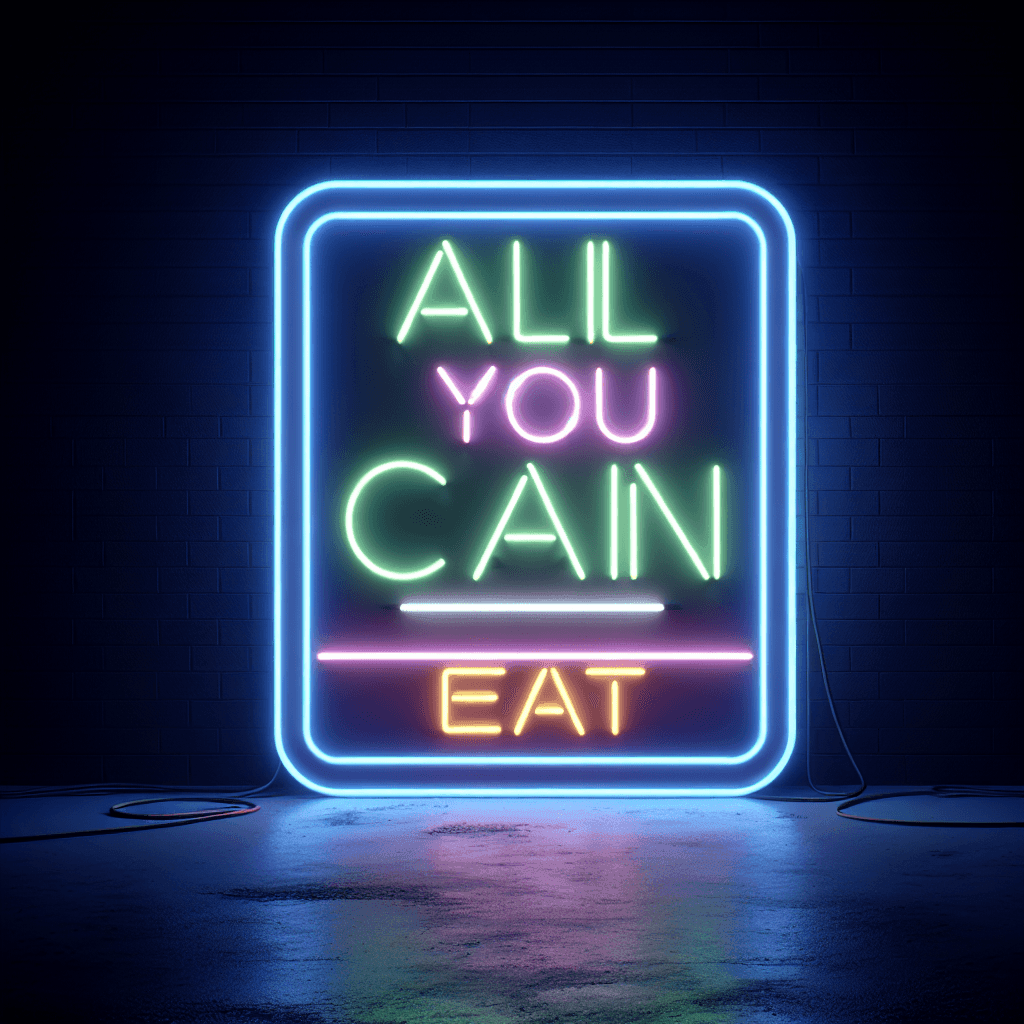 All you can eat - NEONIFIC