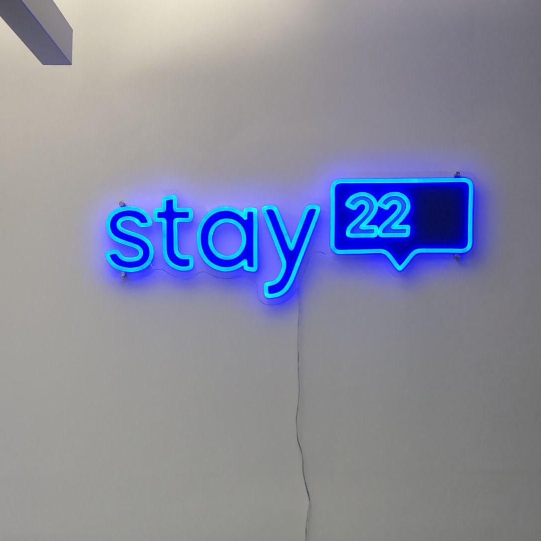 Blue LED Neon Sign - NEONIFIC