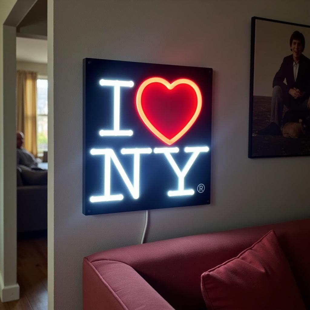 I LOVE NEW YORK® LED Neon Sign (12" * 12") - NEONIFIC