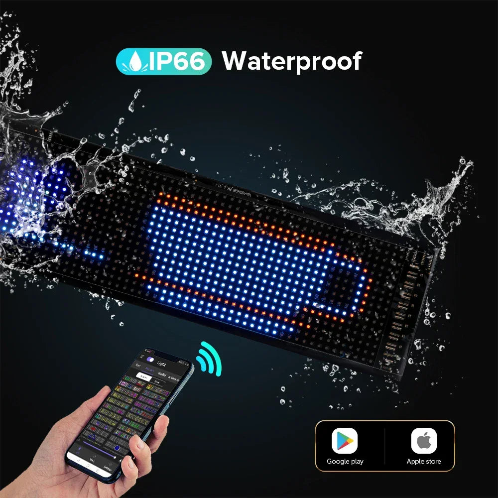 Led Matrix Display Control Flexible LED Matrix Display | RGB, App Control, IP66 USB – Neonific.com