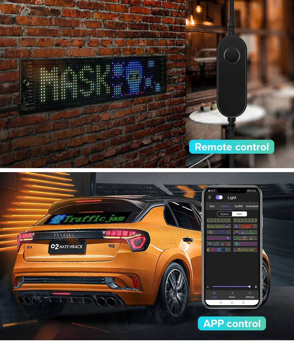 Led Matrix Apps Flexible LED Matrix Display | RGB, App Control, IP66 USB – Neonific.com