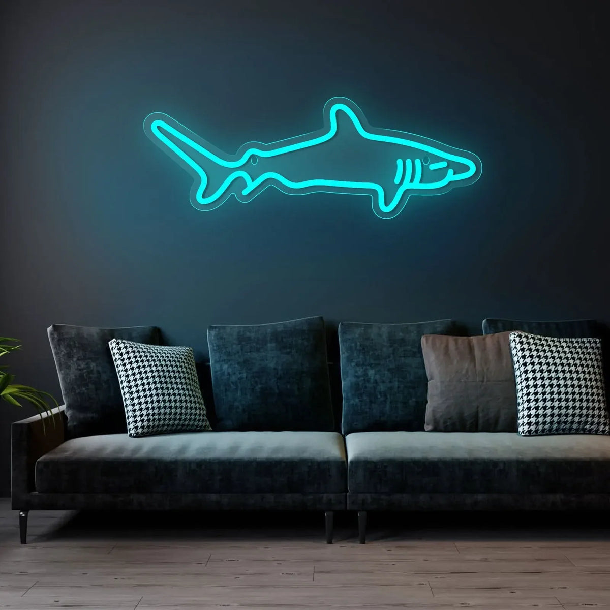 Shark Led Sign Shark LED Neon Sign | USB Powered Dimmable Wall Light – Neonific.com