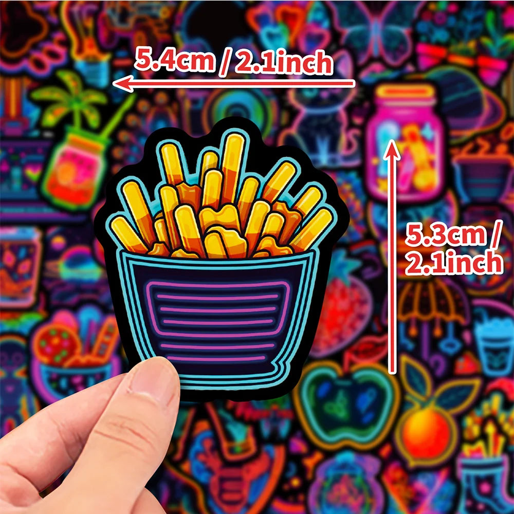 Neon Stickers