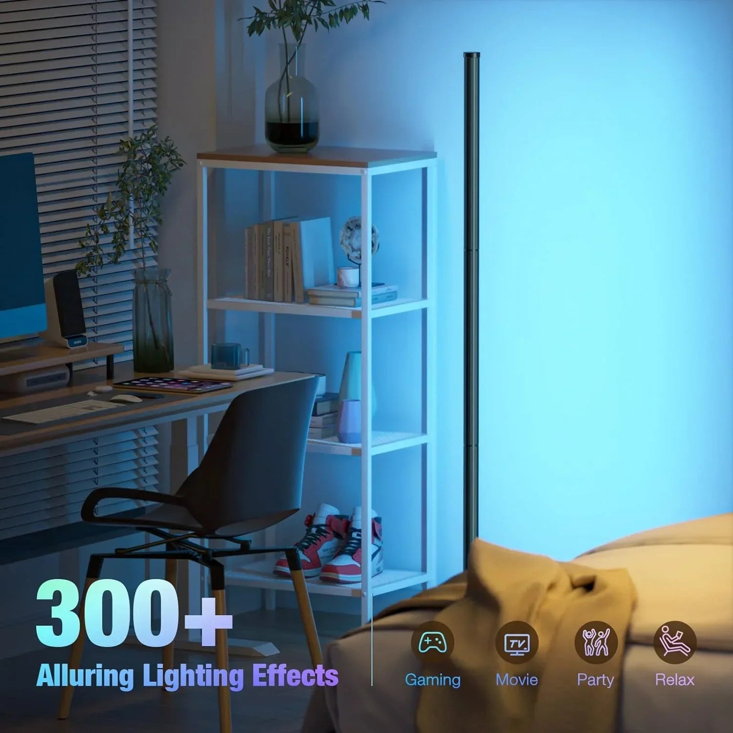 RGB LED Corner Mood Lights Sync with Music