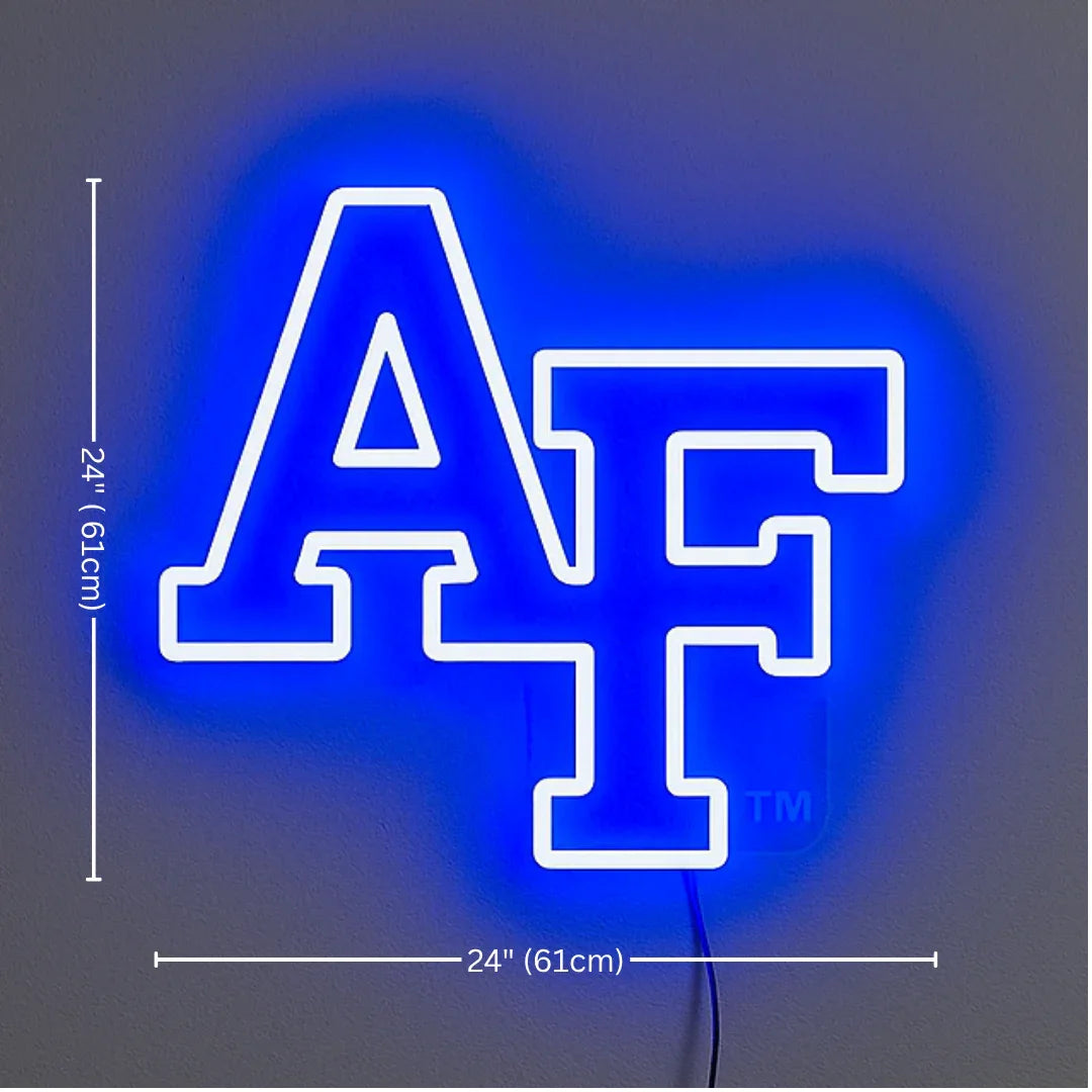USAF Academy Falcons LED Neon Sign Game Day Wall Decor