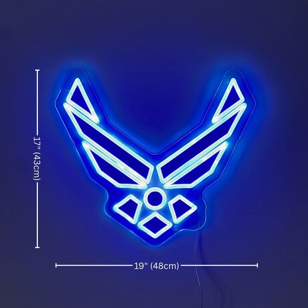 Officially Licensed USAF LED Neon Sign | Made in USA | Neonific – NEONIFIC