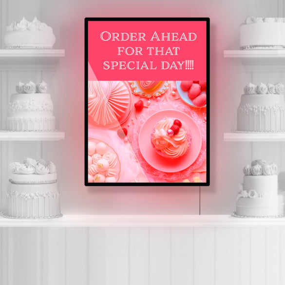 Backlit Menu Boards (Restaurant)