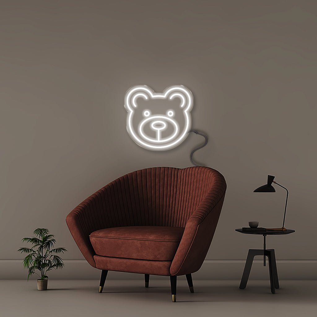 Bear - Neonific - LED Neon Signs - 18" (46cm) - White
