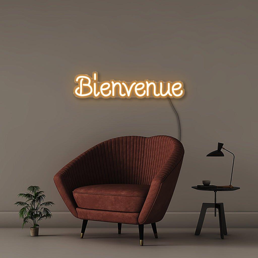 Bienvenue - Neonific - LED Neon Signs - Orange - Indoors