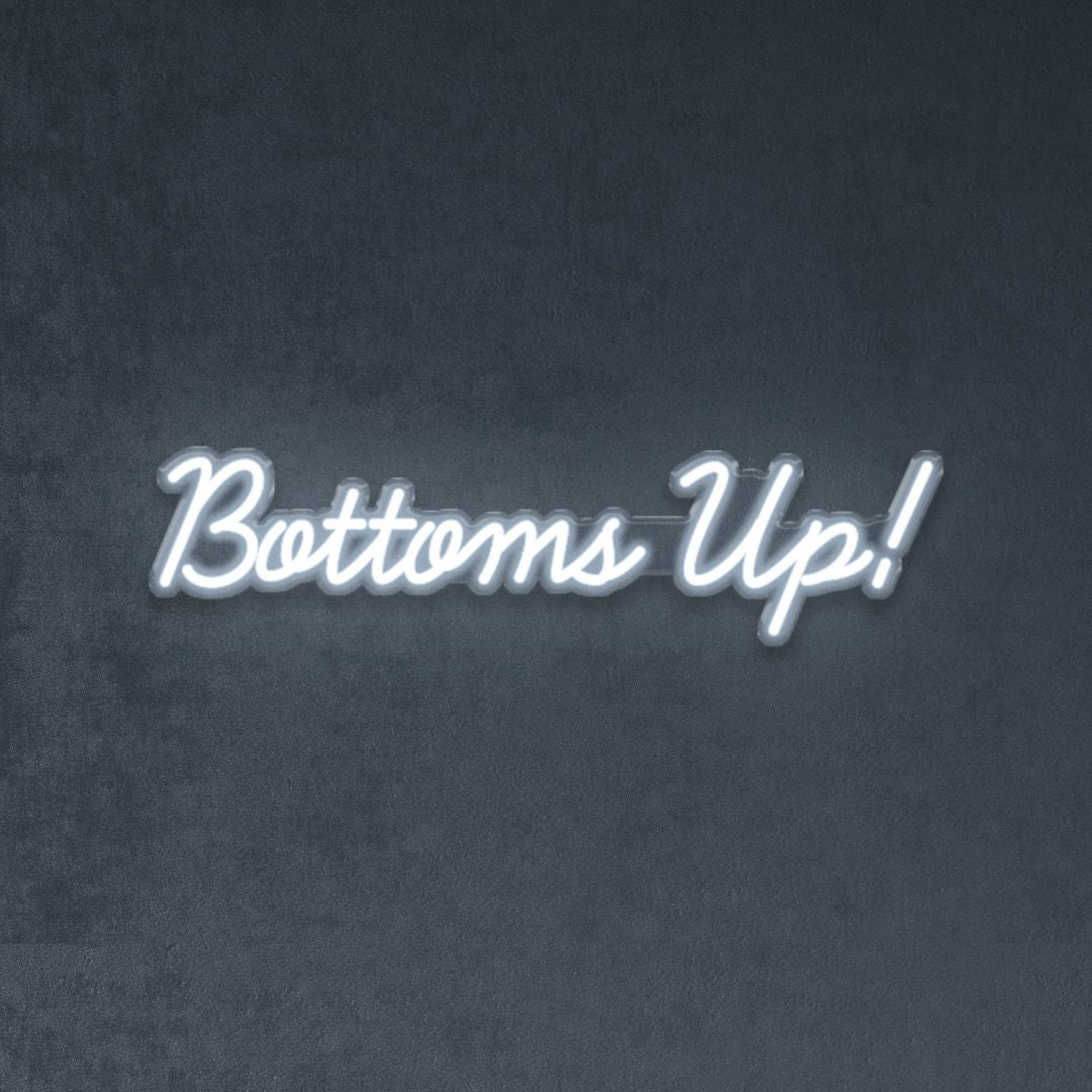 Bottoms Up! - Neonific - LED Neon Signs - 24" (61cm) -