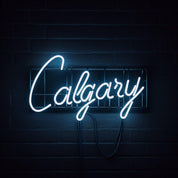 CALGARY - Neonific - LED Neon Signs - White - Indoors