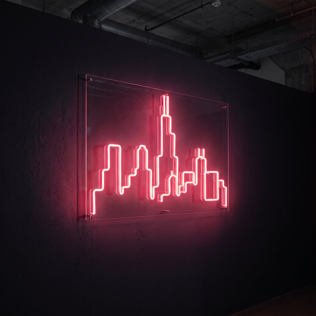 Columbus Skyline Neon Sign