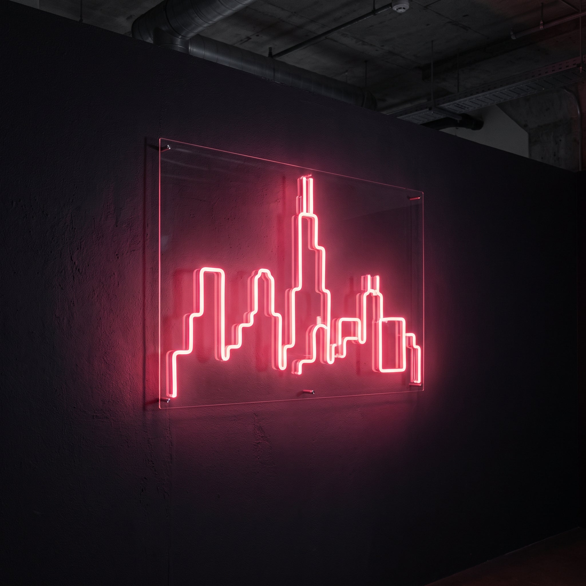 Columbus Skyline Neon Sign