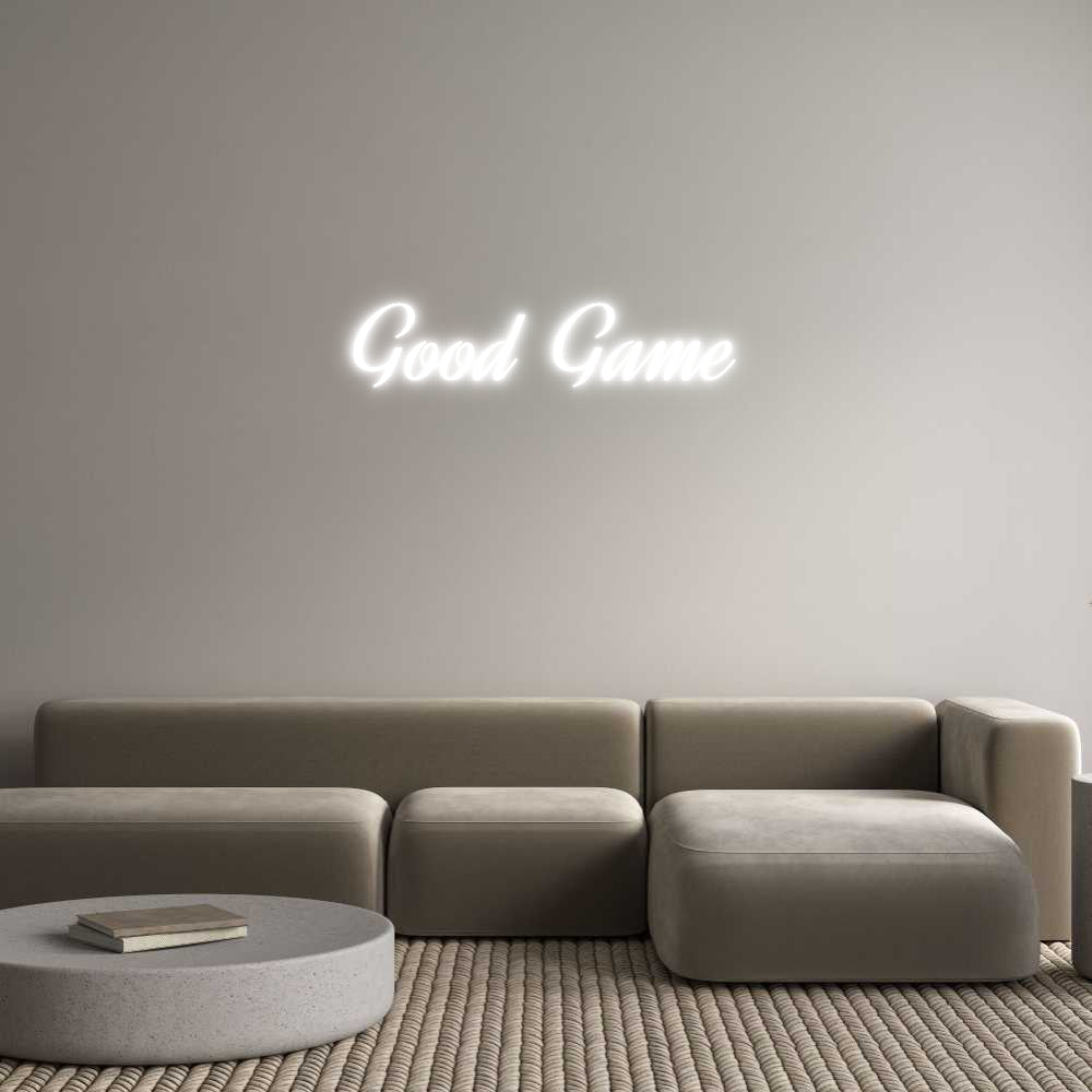 Custom LED Neon Sign: Good Game - Neonific - LED Neon Signs - -