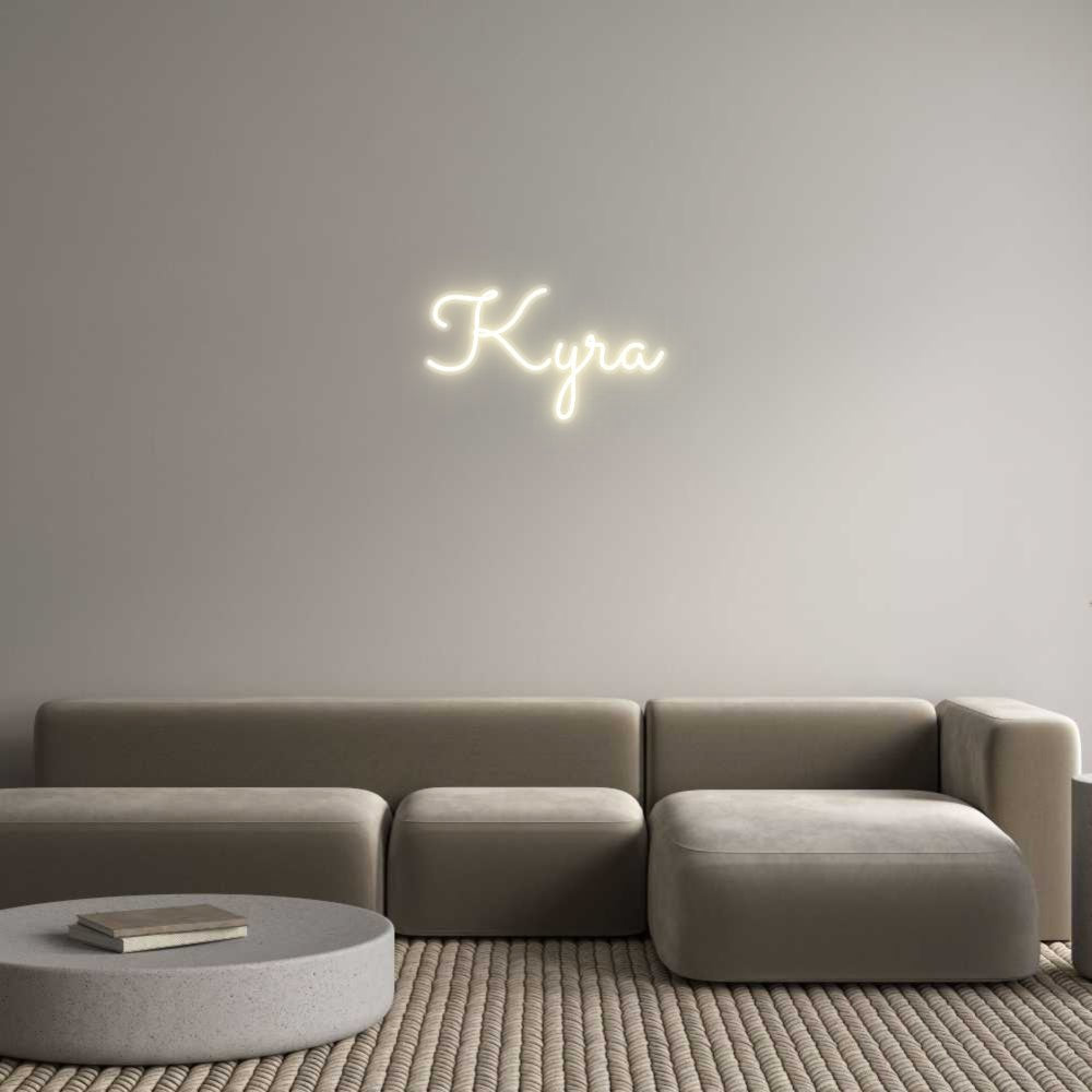 Custom LED Neon Sign: Kyra - Neonific - LED Neon Signs - -