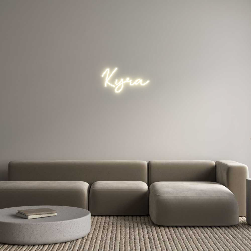 Custom LED Neon Sign: Kyra - Neonific - LED Neon Signs - -