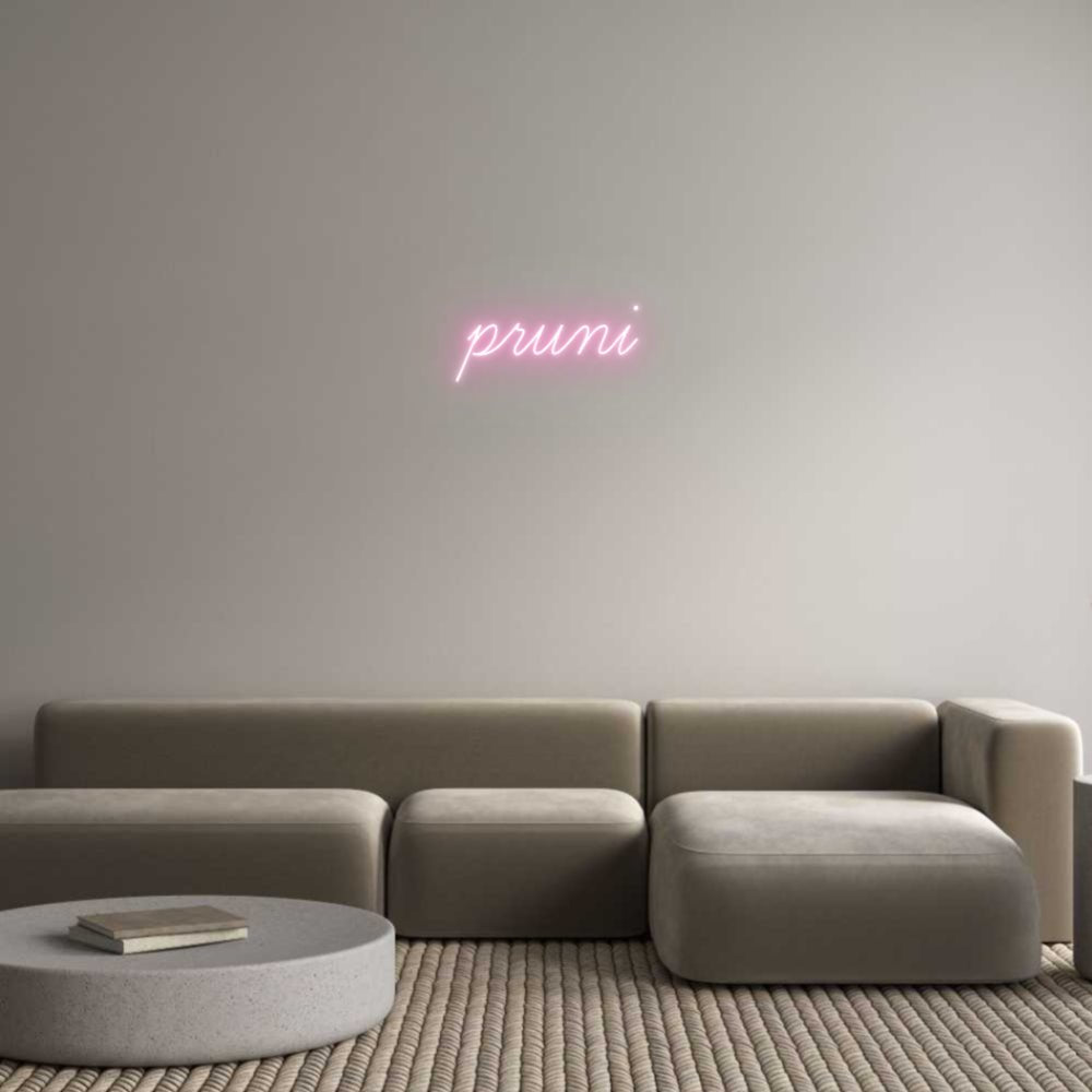 Custom LED Neon Sign: pruni - Neonific - LED Neon Signs - -