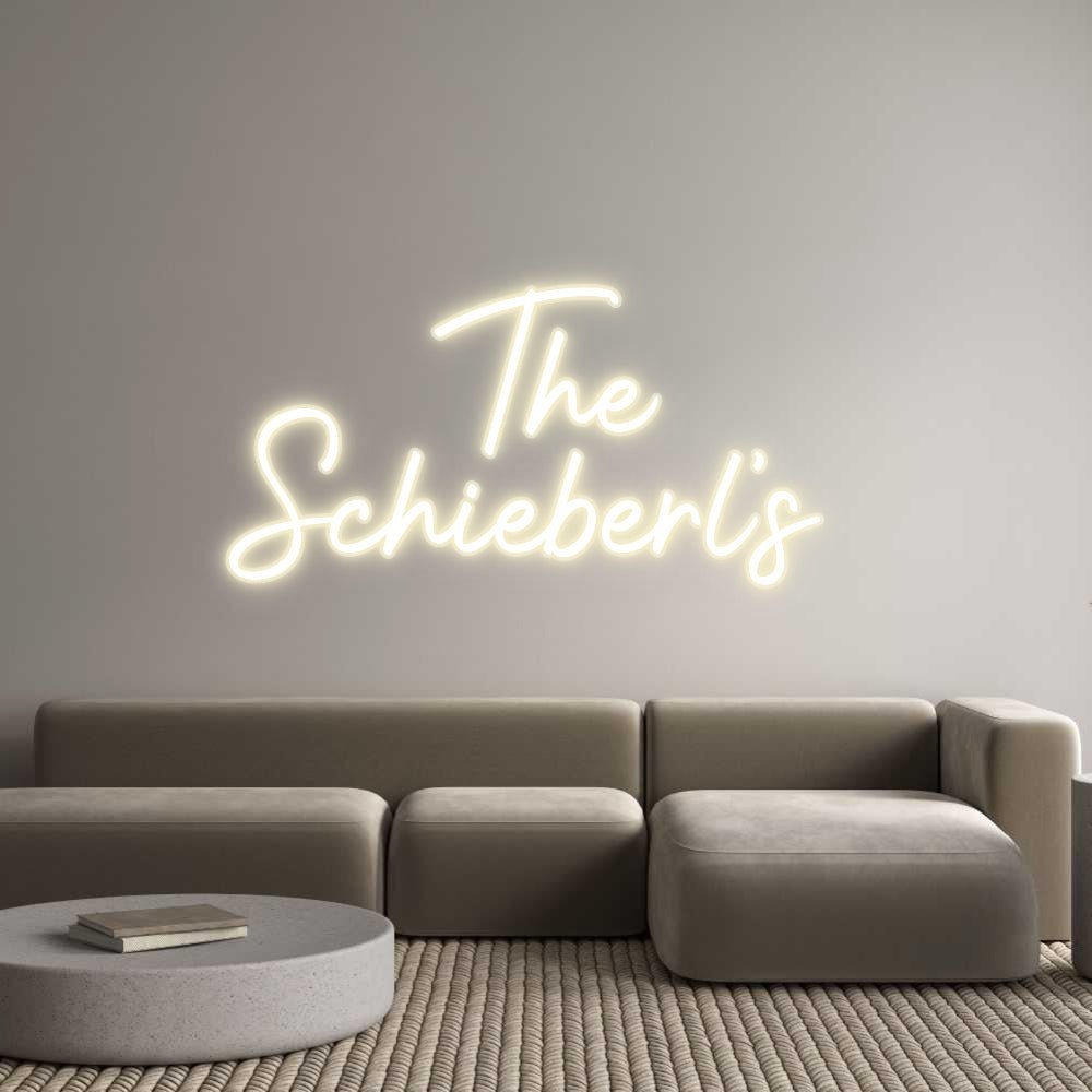 Custom Wedding LED Neon Sign: The Schieber... - Neonific - LED Neon Signs - -