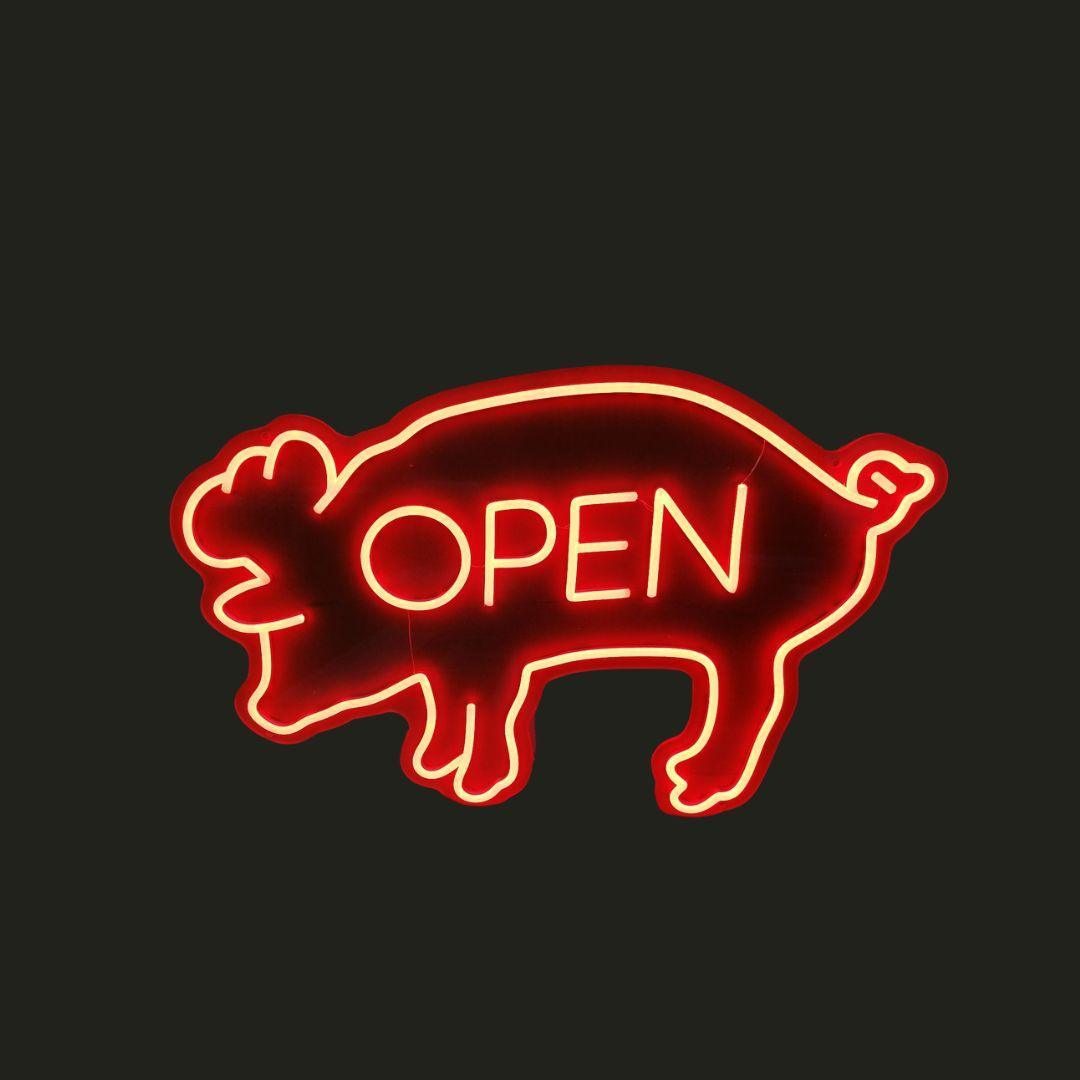 Custom Open LED Neon Sign - NEONIFIC