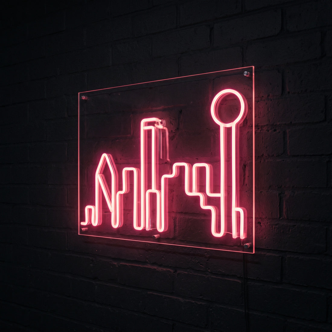 Dallas Skyline Neon Sign