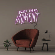 Enjoy Every Moment - Neonific - LED Neon Signs - 50 CM - Blue