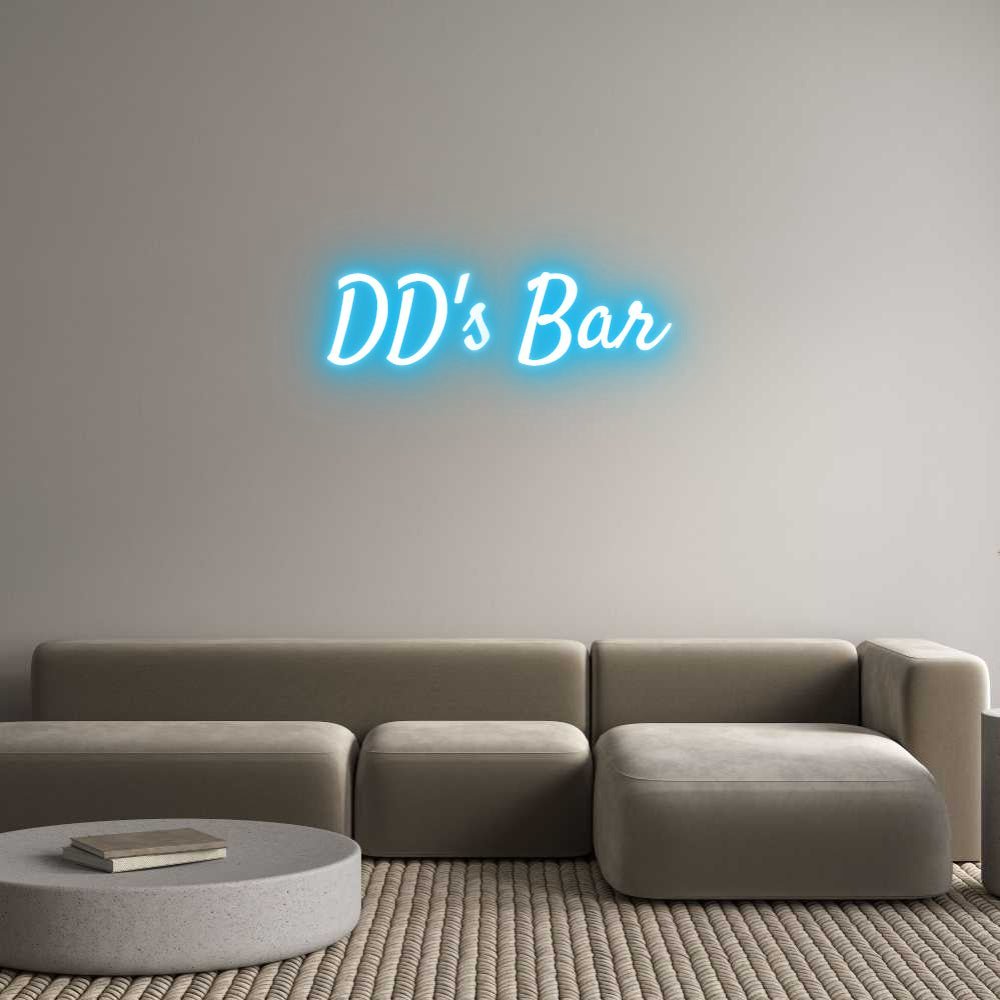 Enseigne LED néon personnalisée: DD's Bar - Neonific - LED Neon Signs - -