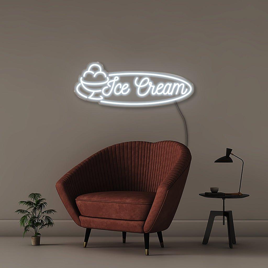 Ice Cream - Neonific - LED Neon Signs - 75 CM - Blue