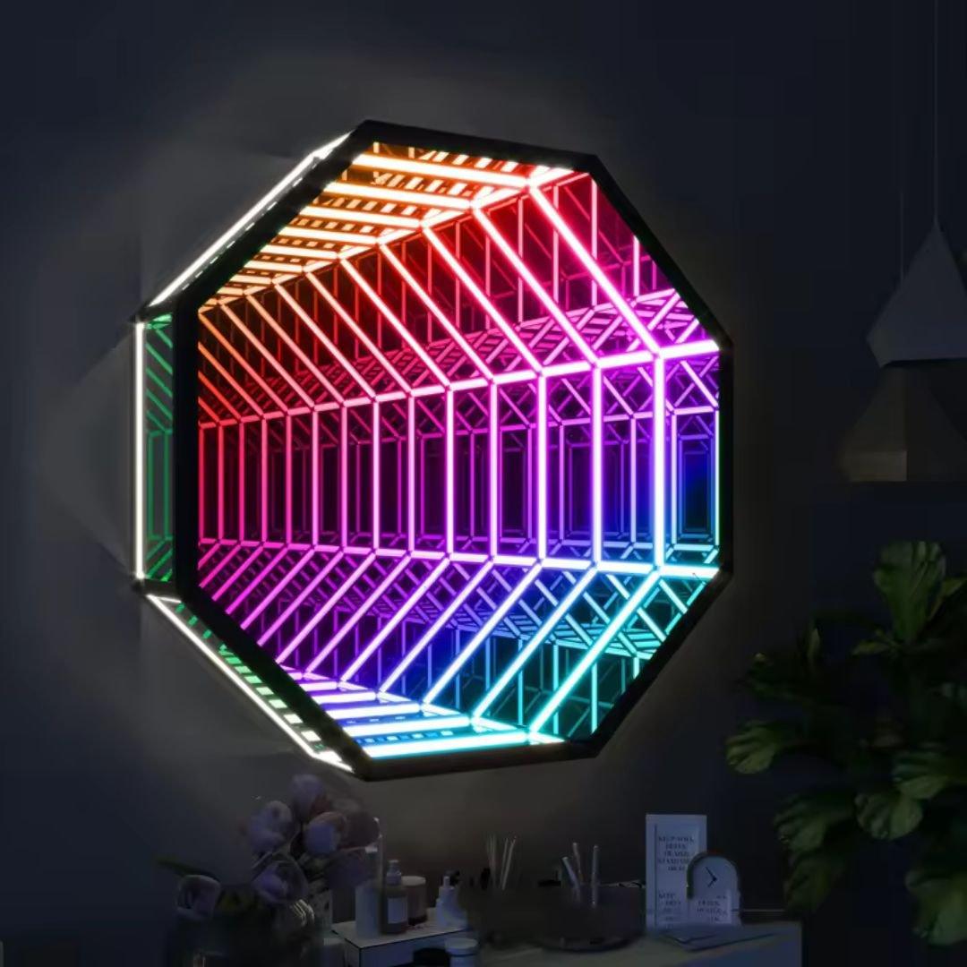 Infinity Mirror - Neonific - LED Neon Signs - 12" (30cm) - Okto