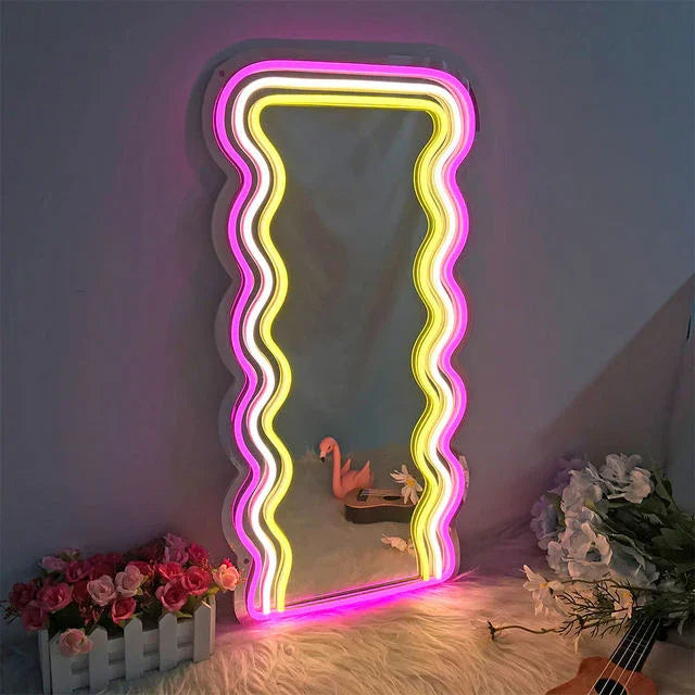 Mirror Neon Sign | Illuminated Vanity Mirror | Neonific – Neonific.com