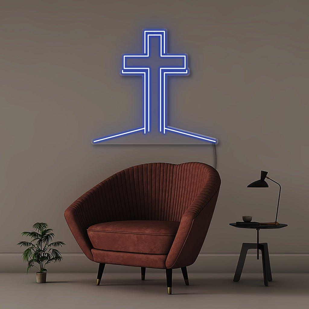 Montreal Mont Royal cross - Neonific - LED Neon Signs - Indoors - 24" (61cm)