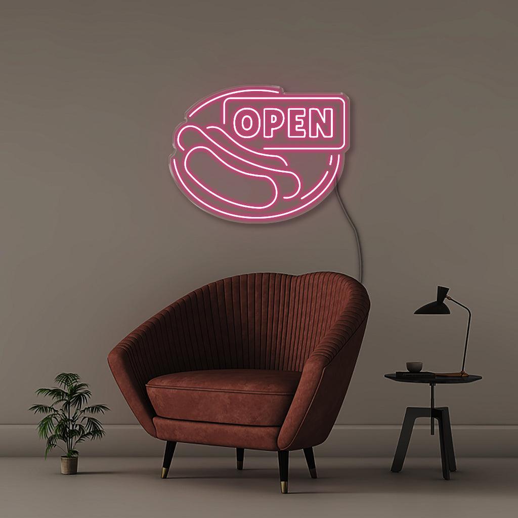 Open Sign for Hot Dogs - NEONIFIC