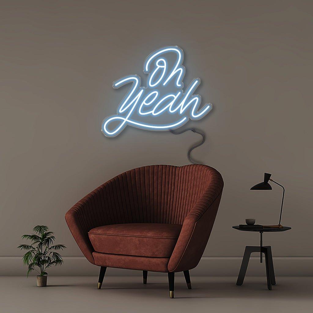 Oh Yeah! - Neonific - LED Neon Signs - 50 CM - Blue