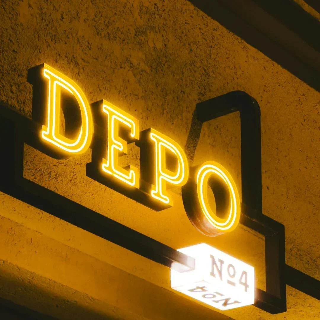 Open Face Neon Channel Letters | Vintage Style Signs | Neonific - Retro ...