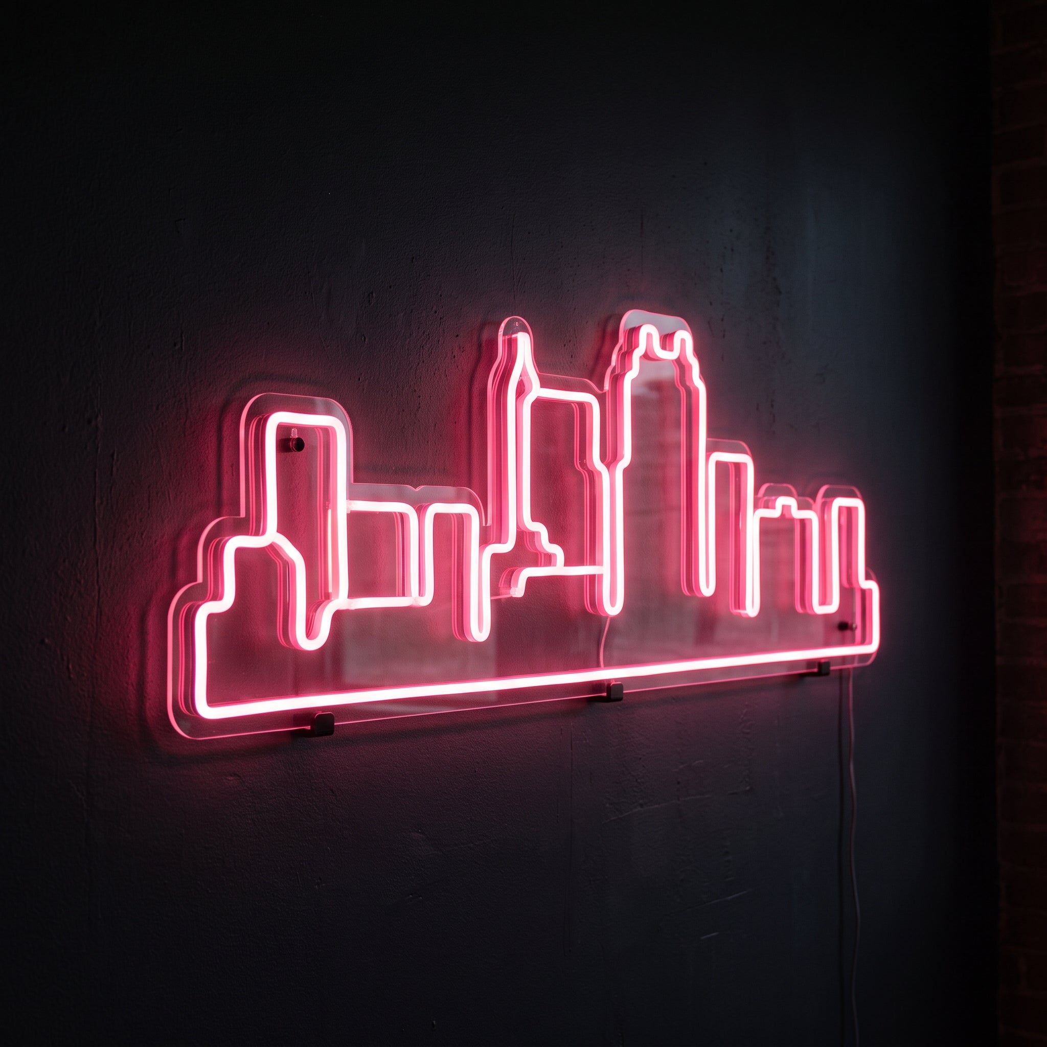 Raleigh Skyline Neon Sign