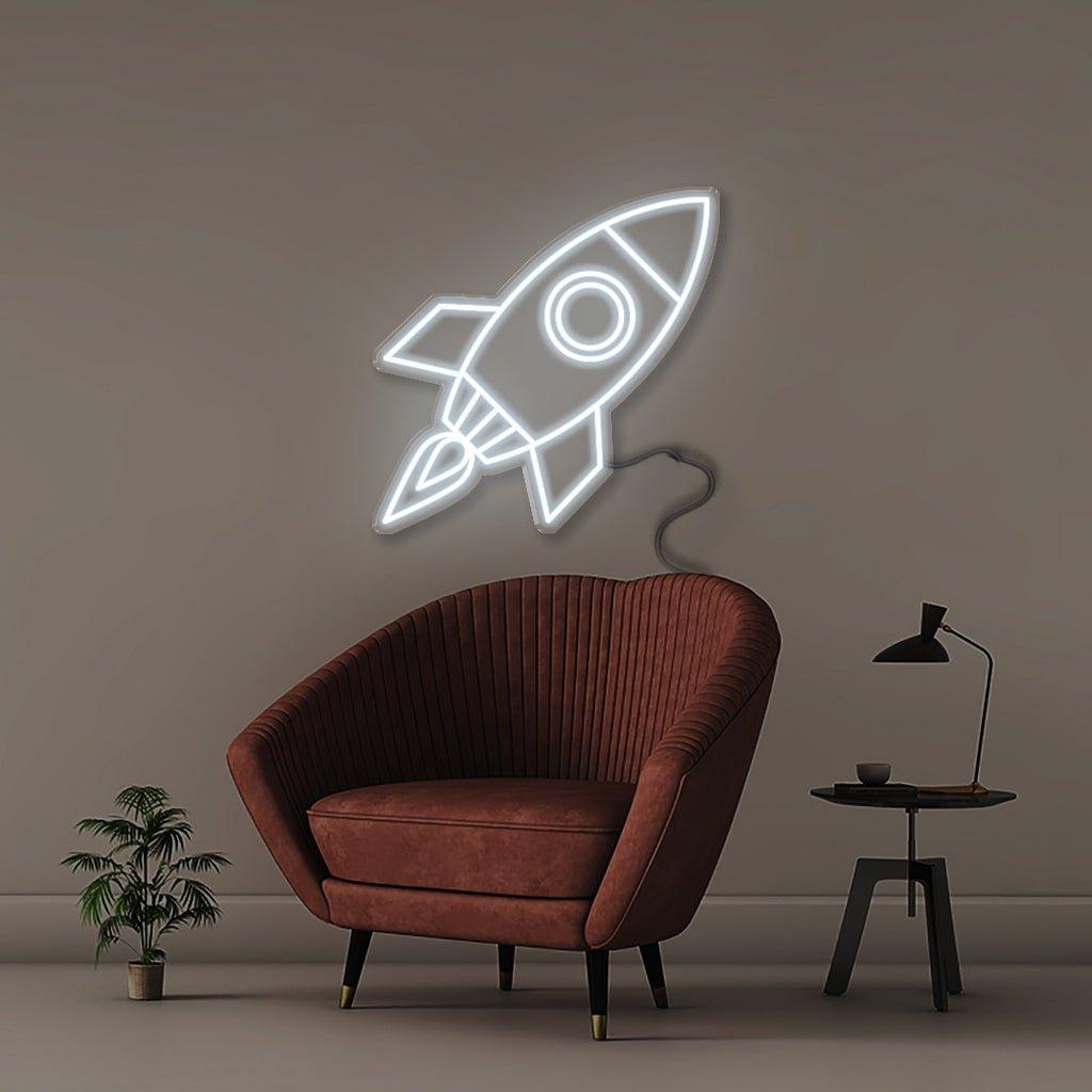 Rocket - Neonific - LED Neon Signs - 50 CM - Blue