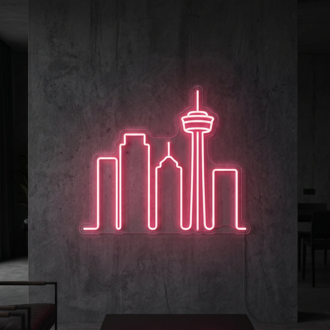 San Antonio Skyline Neon Sign