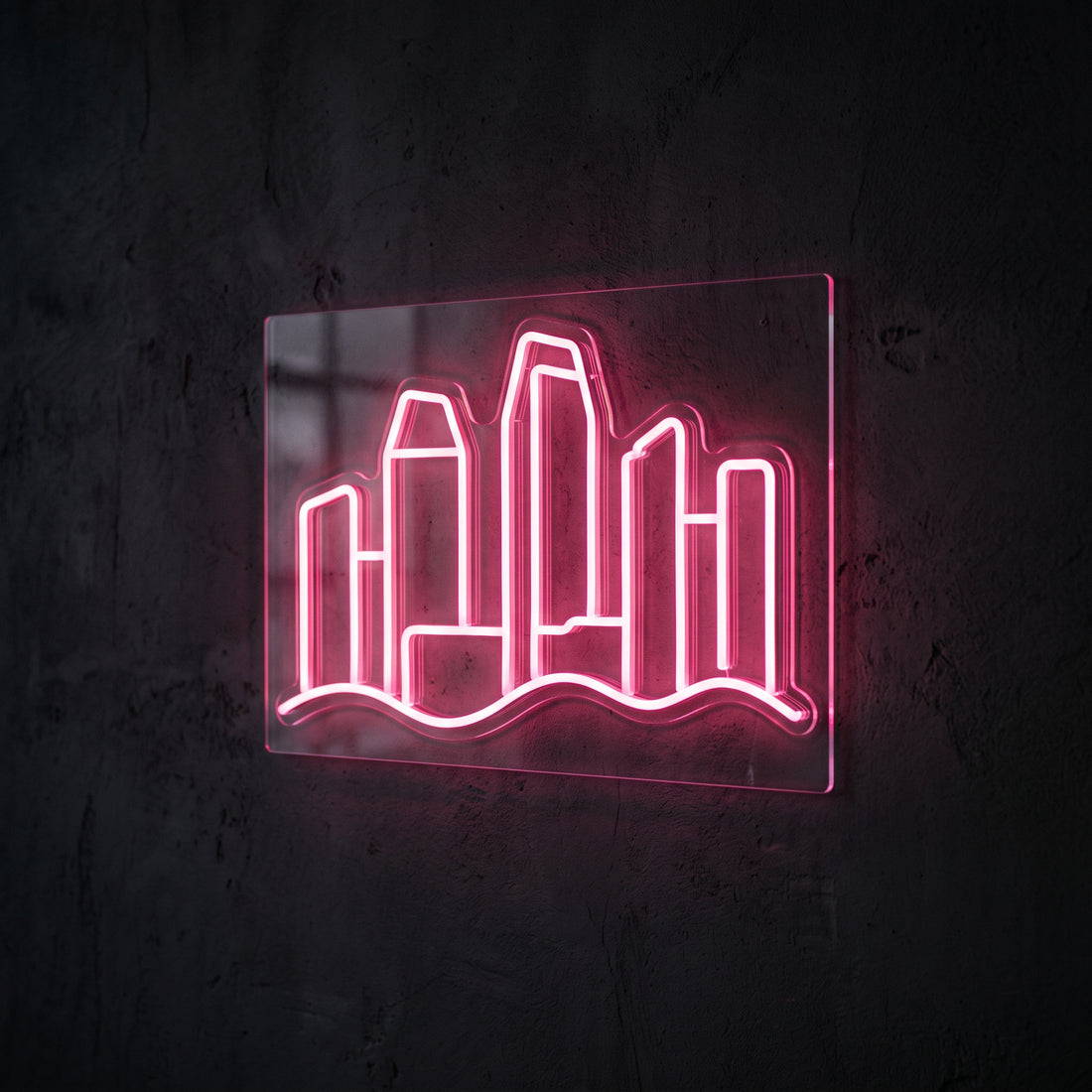 San Diego Skyline Neon Sign