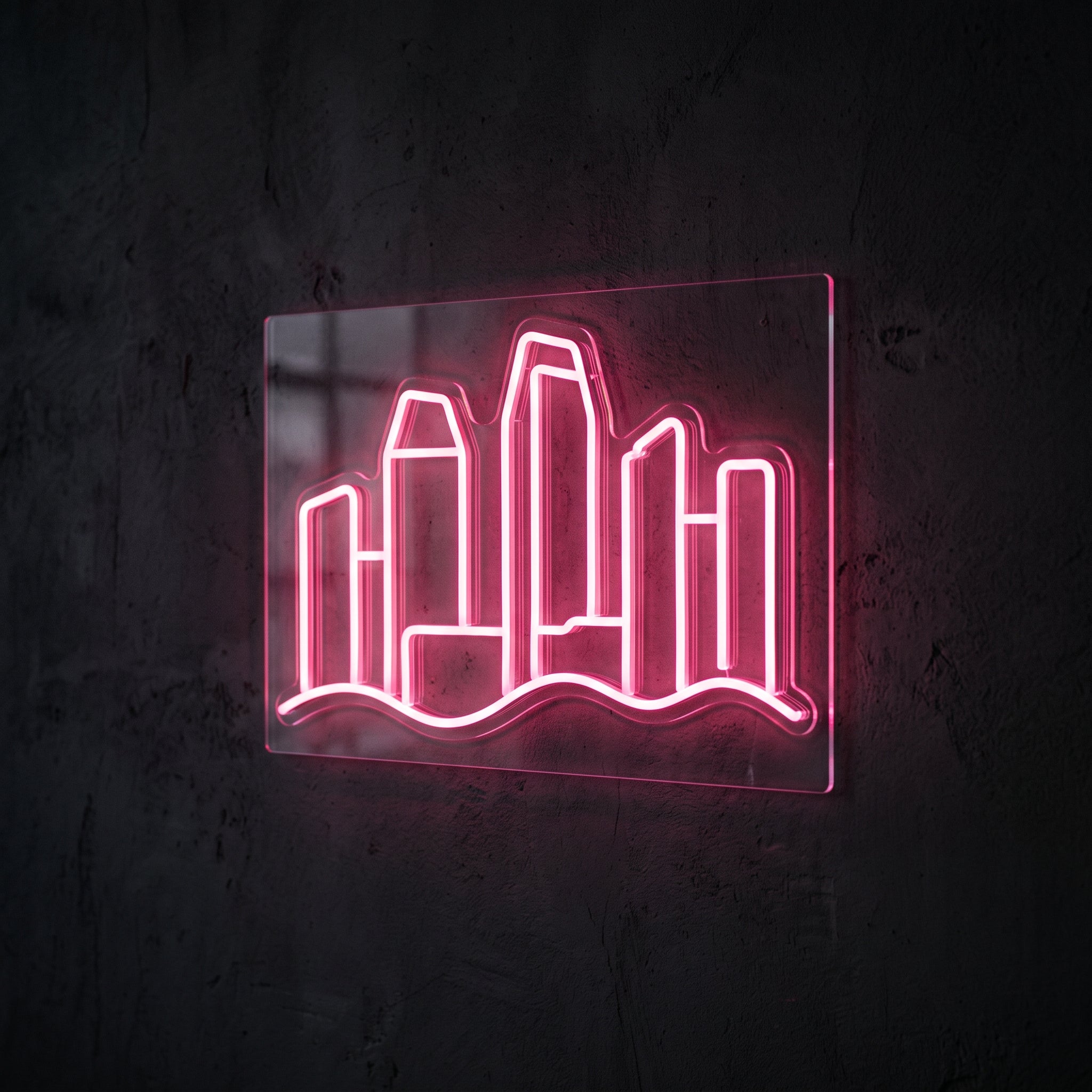 San Diego Skyline Neon Sign