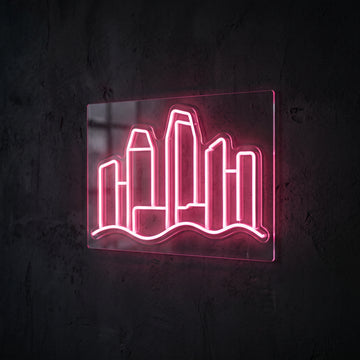 San Diego Skyline Neon Sign