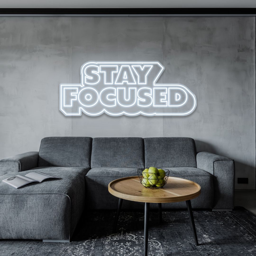 Stay Focused - Neonific - LED Neon Signs - 36" (91cm) -