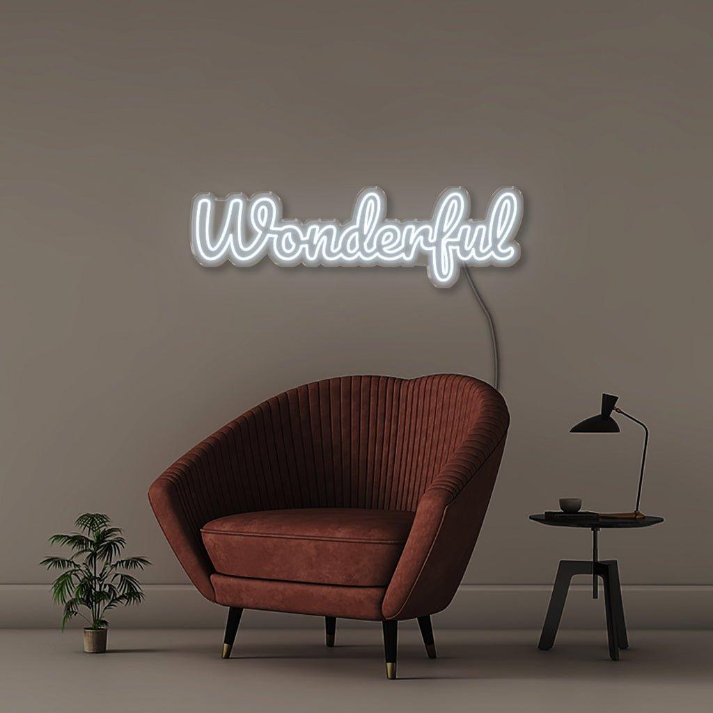 Wonderful - Neonific - LED Neon Signs - 36" (91cm) - Cool White