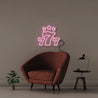 777 - Neonific - LED Neon Signs - 50 CM - Light Pink