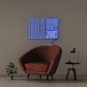 All Day All Night - Neonific - LED Neon Signs - 100 CM - Blue